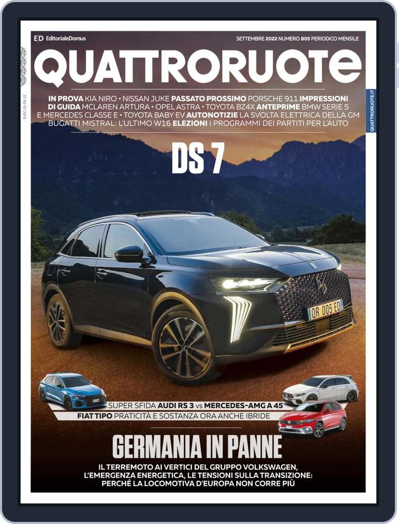 Quattroruote Magazine (Digital) Subscription Discount ...