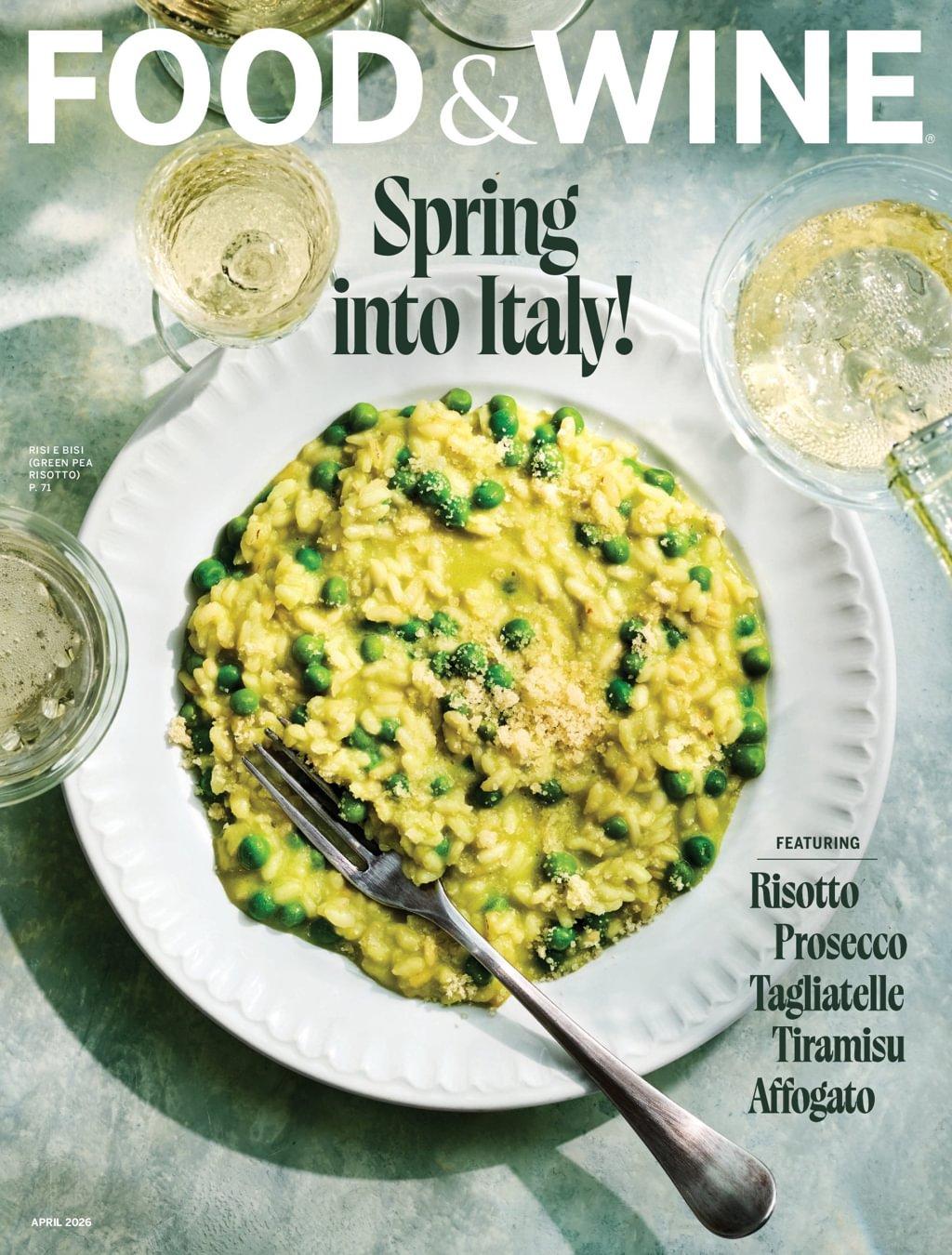 Food & Wine Magazine Subscription