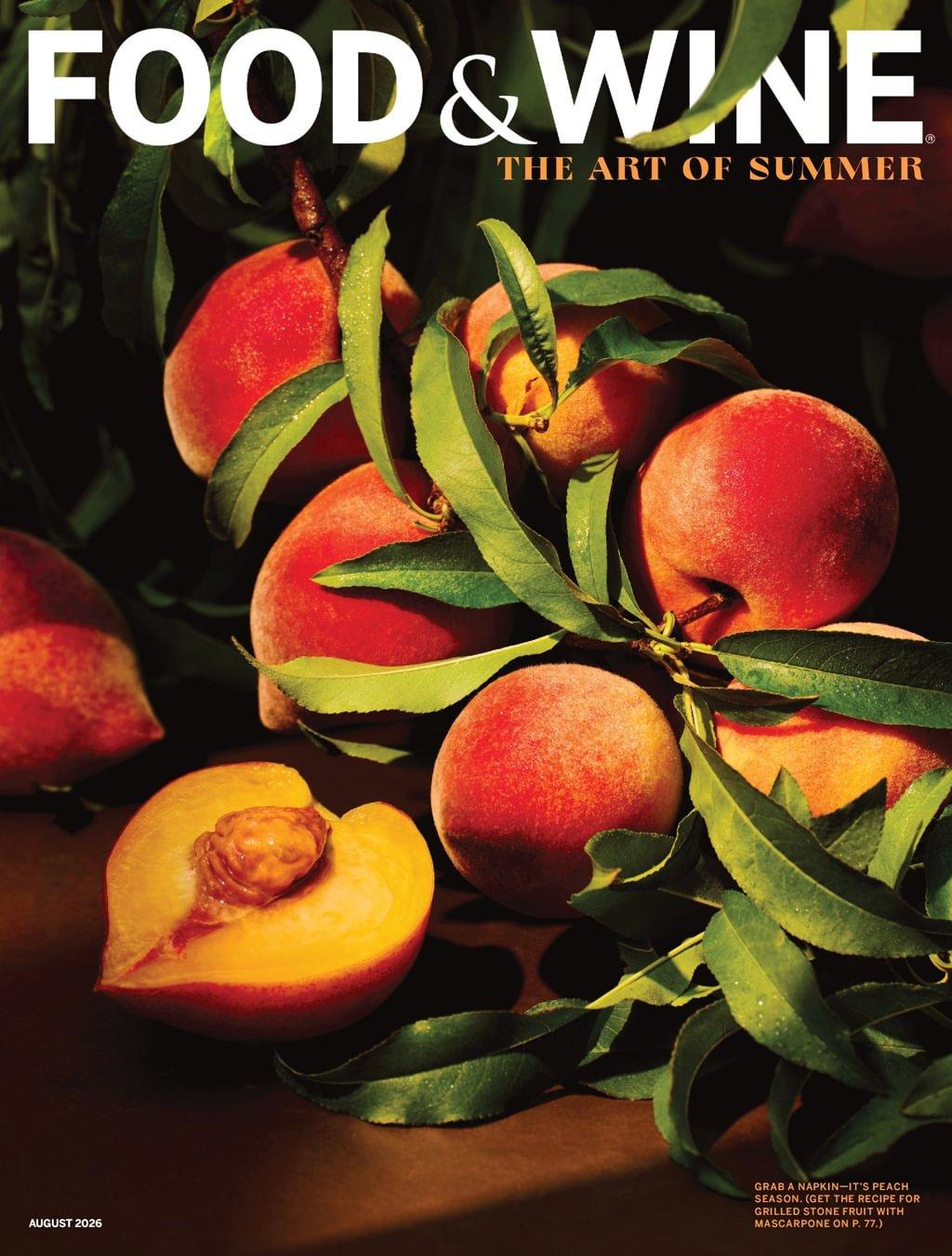 Food & Wine Magazine Subscription                    August 1st, 2026 Issue