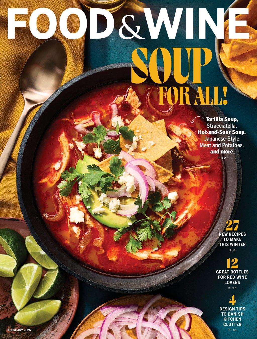Food & Wine Magazine Subscription