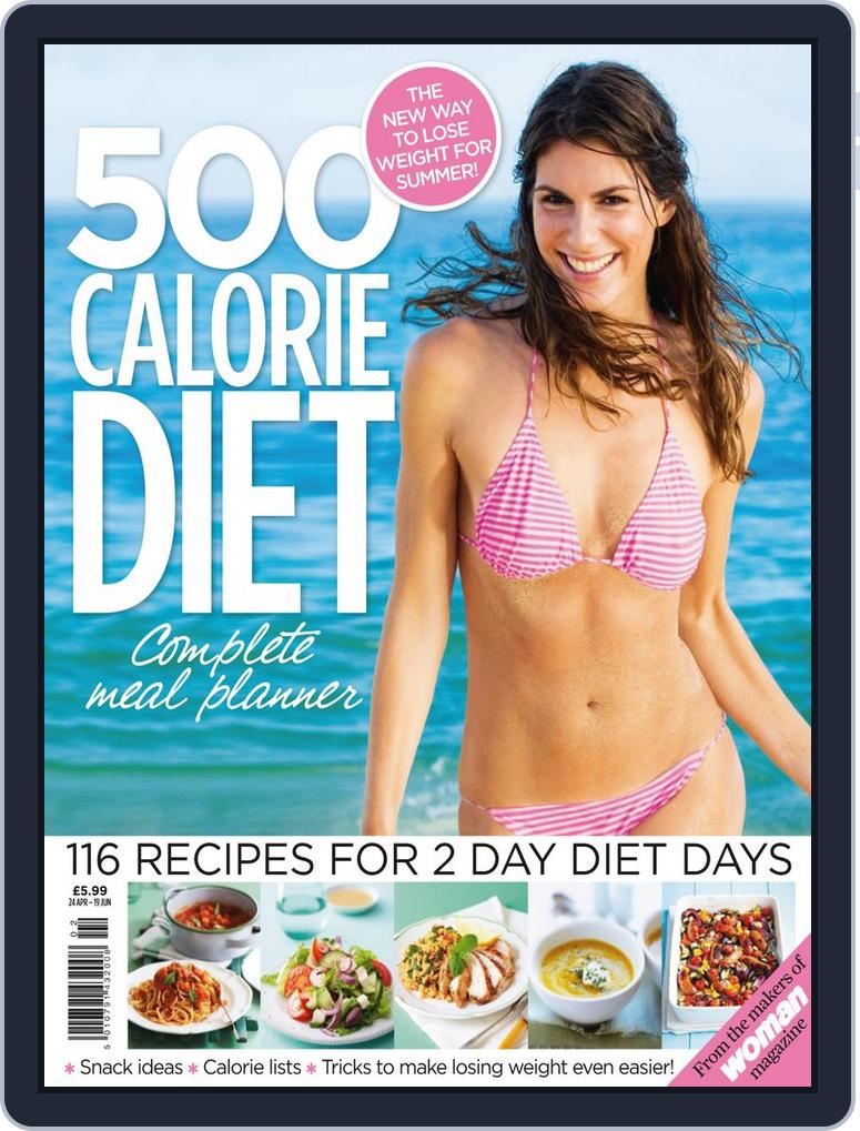 500 Calorie Diet Complete Meal Planner Magazine (Digital) - Discountmags.Ca