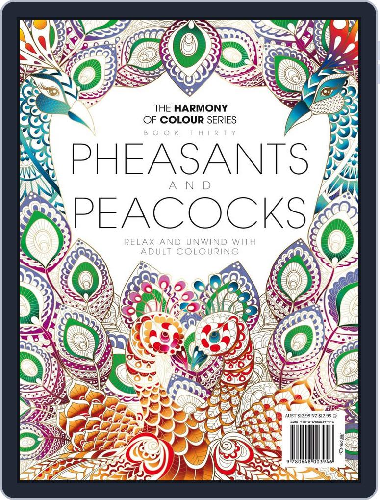 Download Colouring Book Pheasants And Peacocks Magazine Digital Discountmags Com