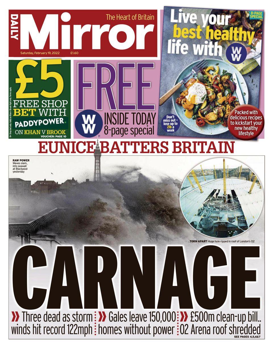 Daily Mirror UK February 19, 2022 (Digital)