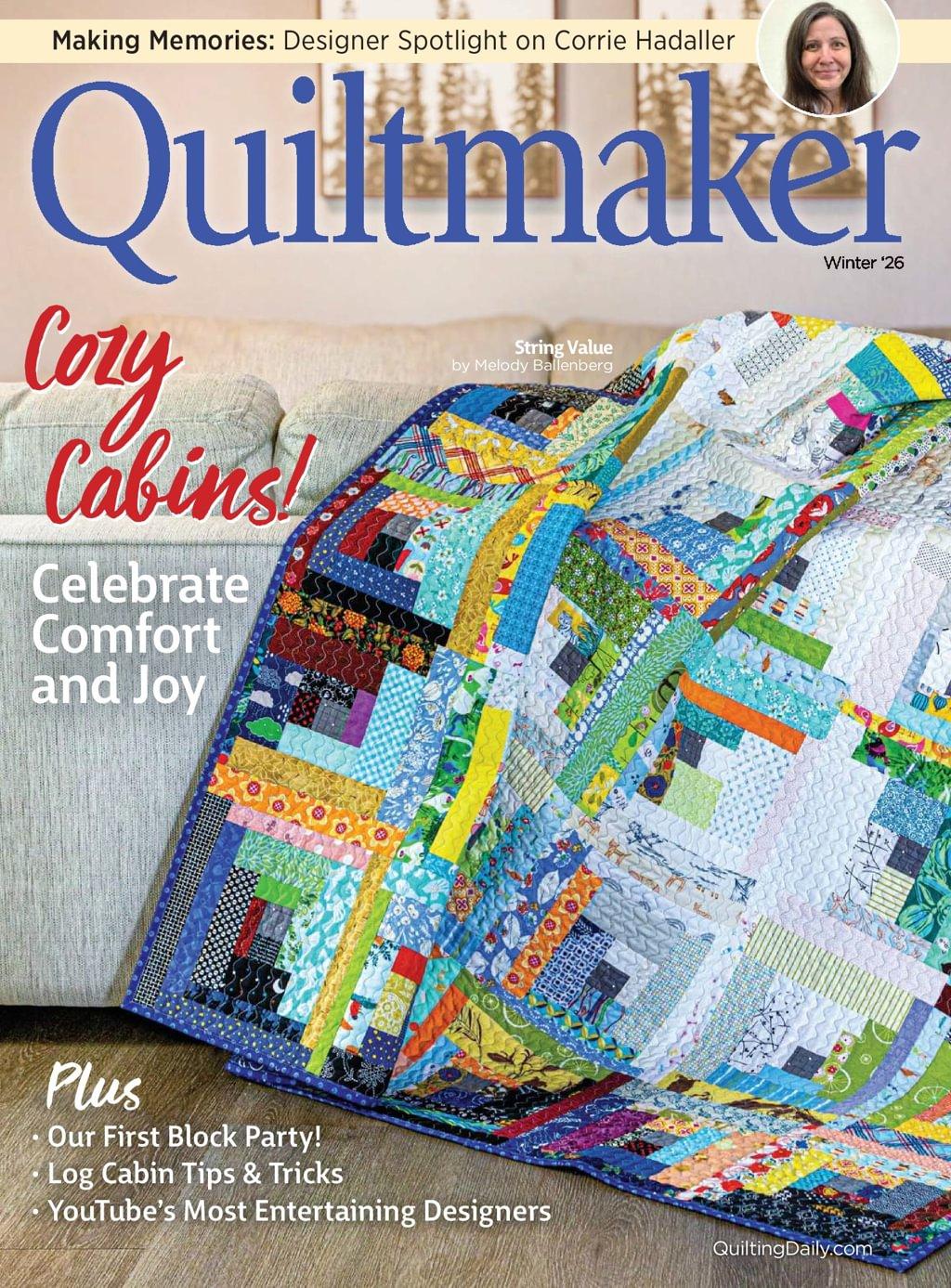 Quiltmaker Magazine Subscription                    November 10th, 2025 Issue
