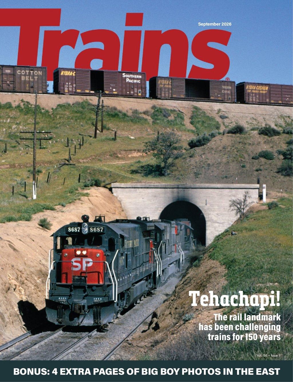 Trains Magazine Subscription                    September 1st, 2026 Issue