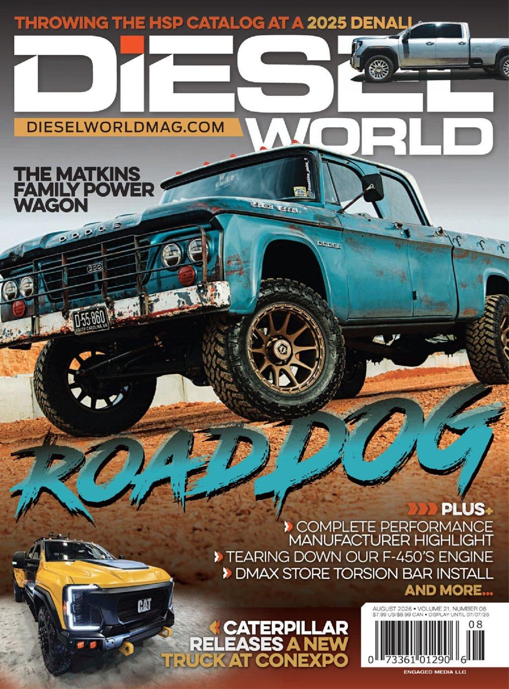 Diesel World Magazine Subscription                    August 1st, 2026 Issue