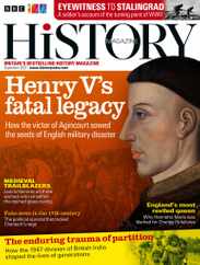 Bbc History Magazine Subscription                    September 1st, 2022 Issue