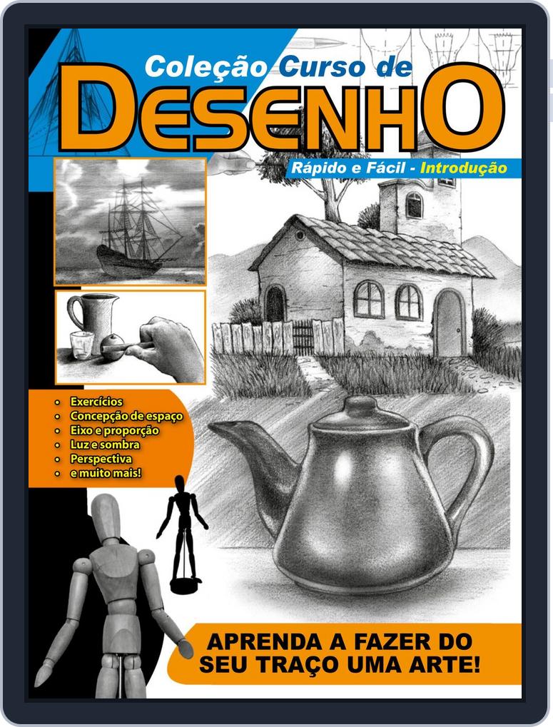 Coleção Curso de Desenho Rápido Magazine (Digital)