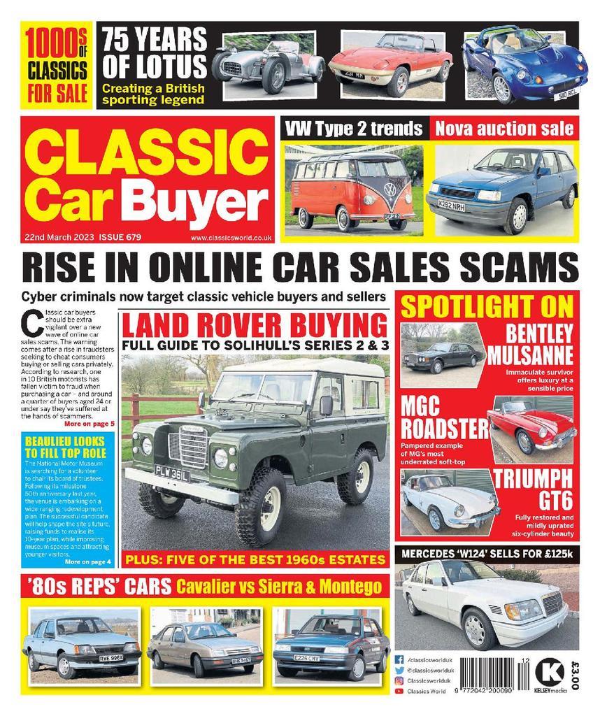 Classic Car Buyer 3/22/2023 (Digital) - DiscountMags.com