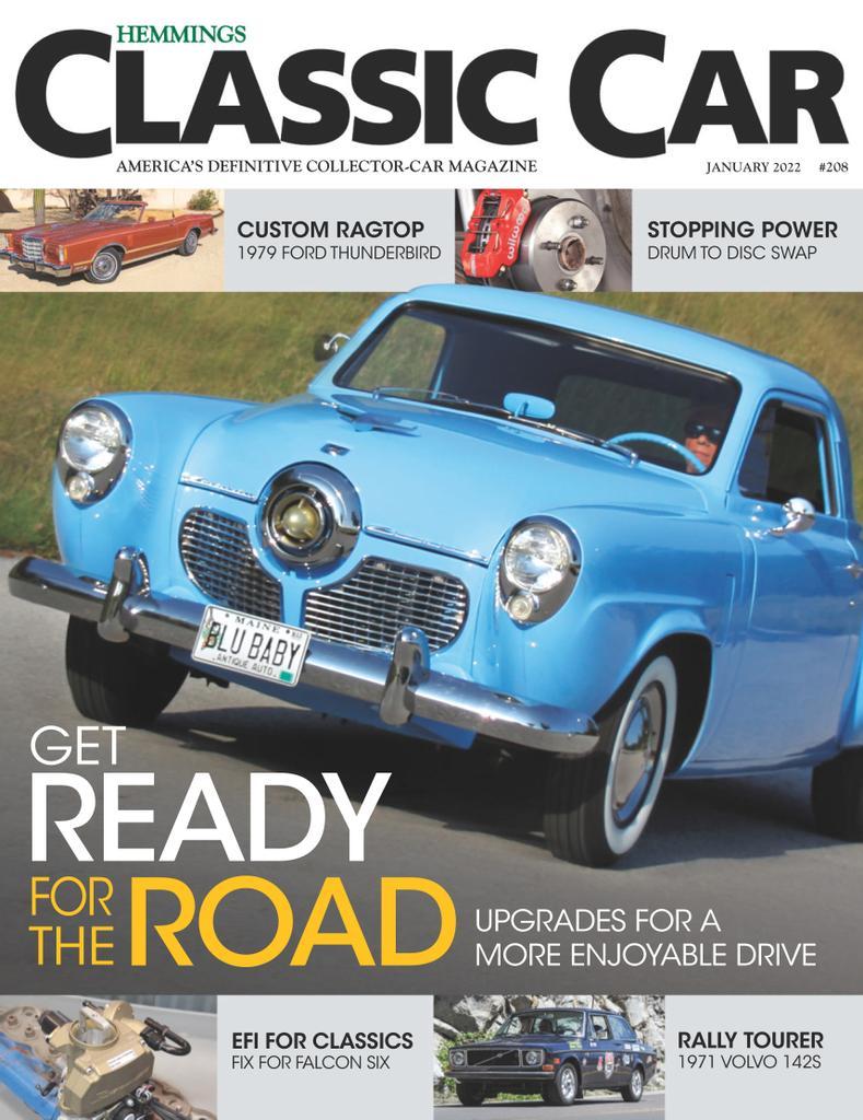 Hemmings Classic Car Magazine Subscription January 1st, 2022 Issue