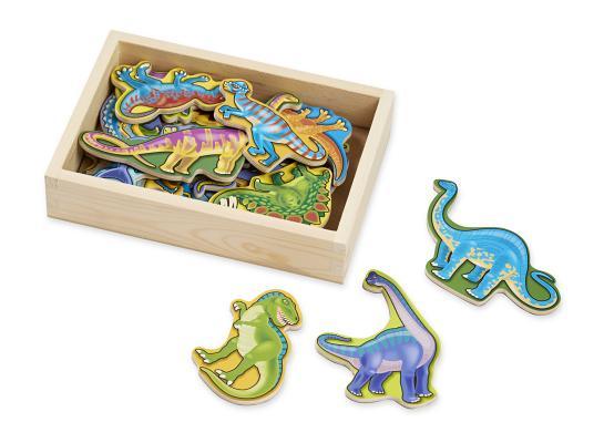 Melissa & Doug Wooden Dinosaur Magnets