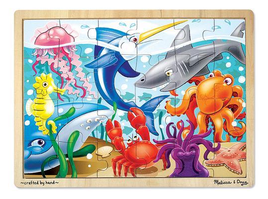 Melissa & Doug Under the Sea Jigsaw (24 Pc)