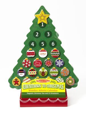 Countdown to Christmas Wooden Advent Calendar