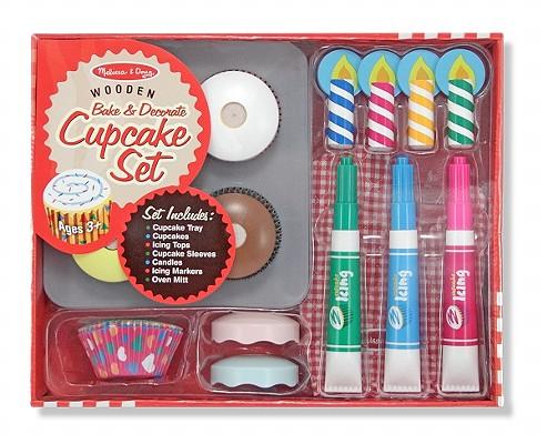 Melissa & Doug Bake & Decorate Cupcake Set