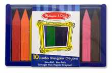 Jumbo Triangular Crayons (10 Pc)