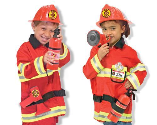 Melissa & Doug Fire Chief Role Play Costume Set [With Battery]