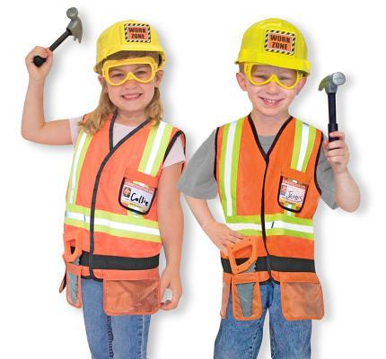 Melissa & Doug Construction Worker Role Play Costume Set Subscription