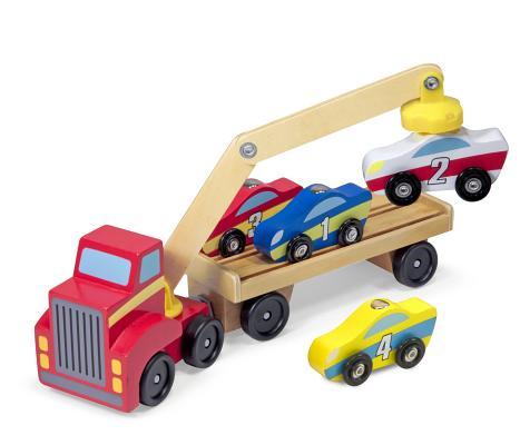 Melissa & Doug Magnetic Car Loader