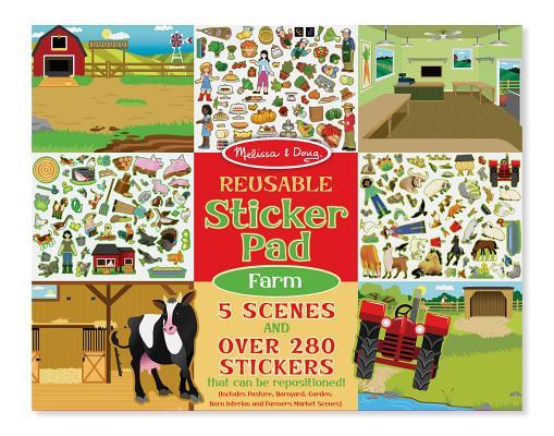 Reusable Sticker Pad - Farm