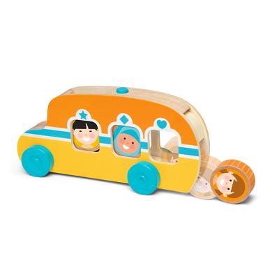 Melissa & Doug Go Tots Roll & Ride Bus