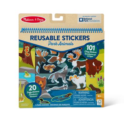 Multi-Park Restickable Stickers