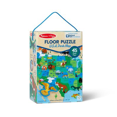 Nat'l Parks Floor Puzzle - U.S.A. Park Map