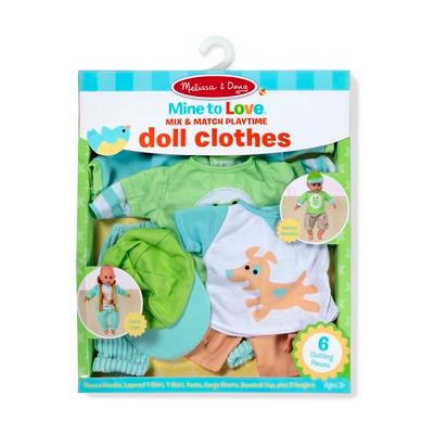 Mine to Love Mix & Match Playtime Doll Clothes