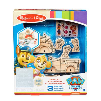 Paw Patrol Wooden Craft Kit - Vehicles