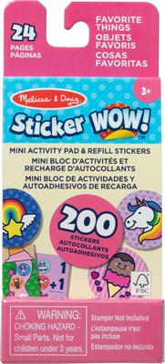 Sticker Wow! Mini Activity Pad with Refill Stickers - Favorite Things