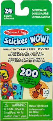 Sticker Wow! Mini Activity Pad with Refill Stickers - Dinosaur