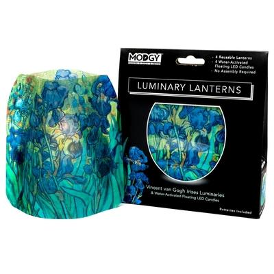 Vincent Van Gogh Irises Luminary Set [With Battery]