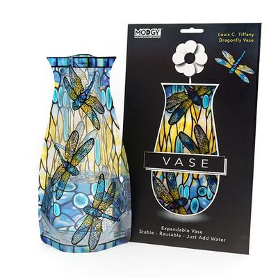 Louis C. Tiffany Dragonfly Vase in Retail Package