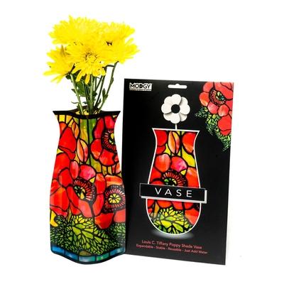 Louis C. Tiffany Poppies Vase in Retail Packaging