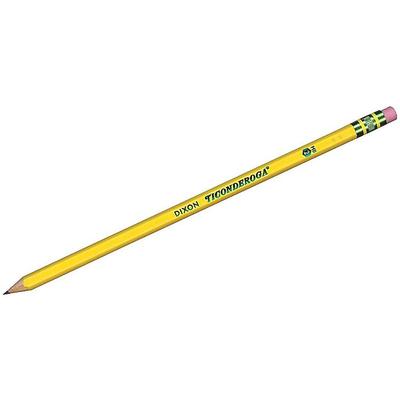 Ticonderoga Pre-Sharpened Wooden Pencil, 2.2mm, #2 Soft Lead, Dozen