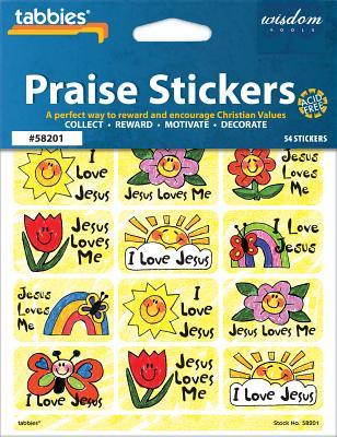 Stickers-Tabbies Praise Sticke: Jesus Love Children's Praise Stickers