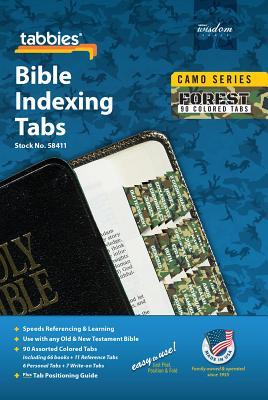 Camo Forest Bible Indexing Tab: Forest Camo Bible Tabs