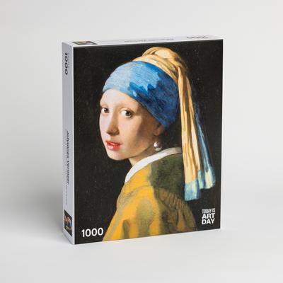 Girl with a Pearl Earring - Puzzle - Johannes Vermeer