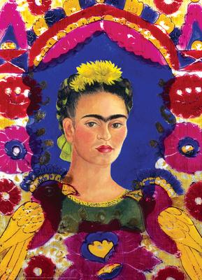 Self Portrait, the Frame by Frida Kahlo 1000-Piece Puzzle