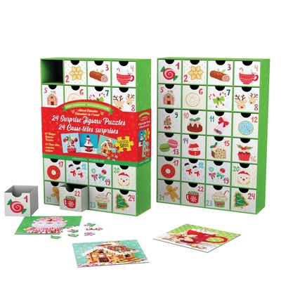 Sweet Christmas Advent Calendar Puzzle Set