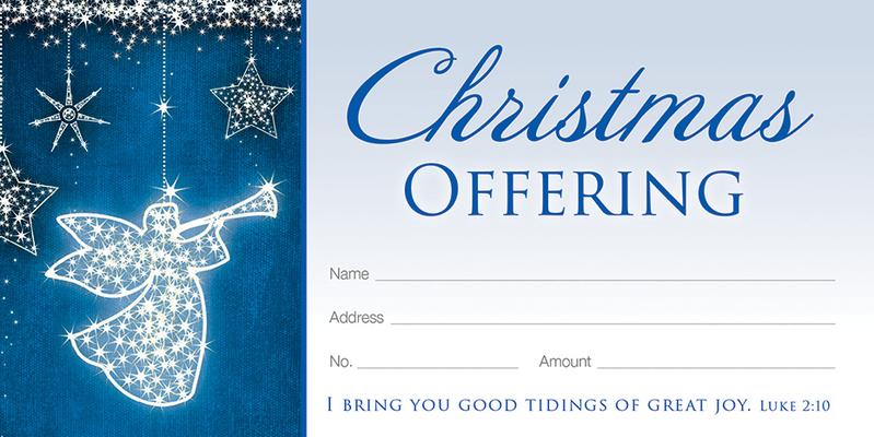 Offering Envelope - Christmas - I Bring You Good Tidings - Luke 2:10