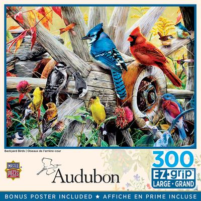 Audubon - Backyard Birds 300pc Ezgrip Puzzle