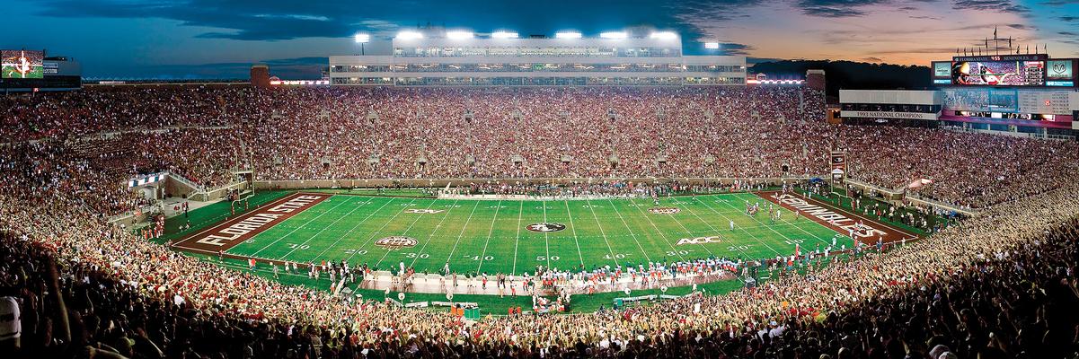 Florida State 1000 Piece Puzzle: Doak Campbell Stadium Tallahassee FL