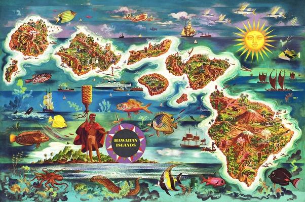 Vintage Hawaii 1000 Piece Jigsaw Puzzle