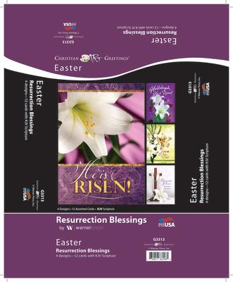 Resurrection Blessings - Boxed Cards - Easter - Assort - KJV