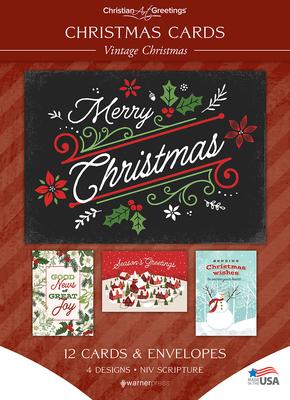 Boxed Cards - Assorted - Christmas - Vintage Christmas - (Kjv)