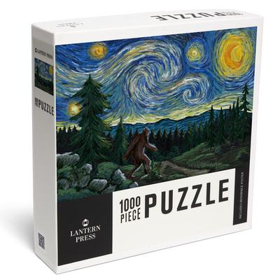 Starry Night - Bigfoot - 1000 Piece Puzzle Subscription