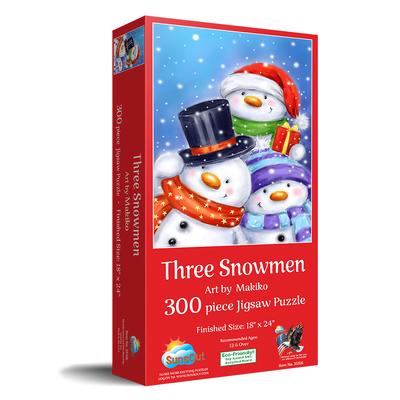 Three Snowmen 300 PC Puzzle