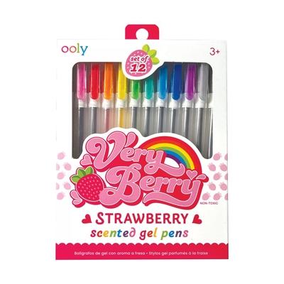 Very Berry Strawberry Scented Gel Pens Set of 12