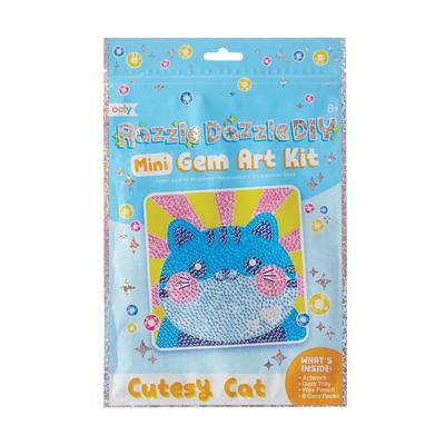 Razzle Dazzle D.I.Y. Mini Gem Art Kit - Cutesy Cat