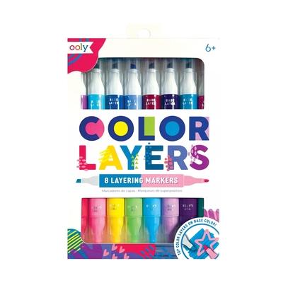 Color Layers Double-Ended Layering Markers (Set of 8 / 16 Colors)